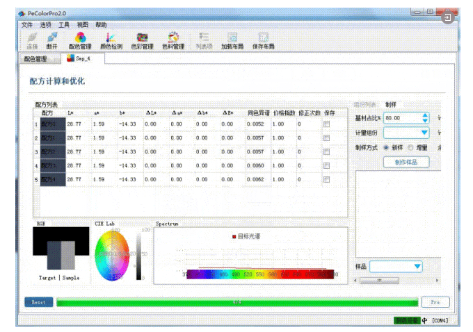 Pecolor 油漆油墨配色软件 Pecolor 油漆油墨配色软件