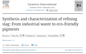 三恩时助力北京科技大学在国际知名期刊《Ceramics International》发表研究成果